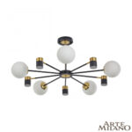 Люстра светодиодная 274802/10 BK/GD Arte Milano (Артемилано)