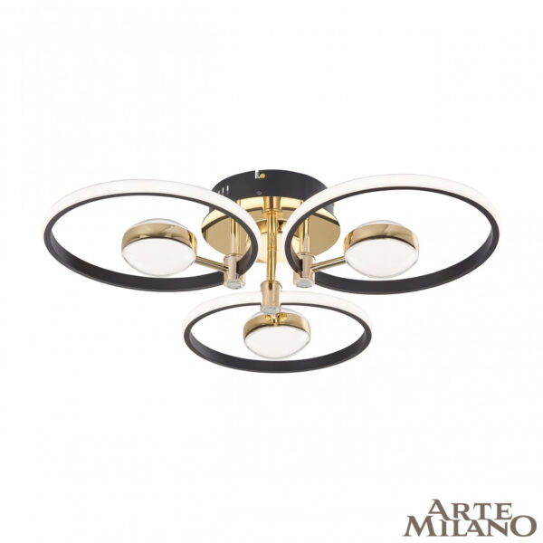 Светильник светодиодный 276140/3+3 BK/GD Arte Milano (Артемилано)
