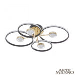 Светильник светодиодный 276140/4+4 BK/GD Arte Milano (Артемилано)