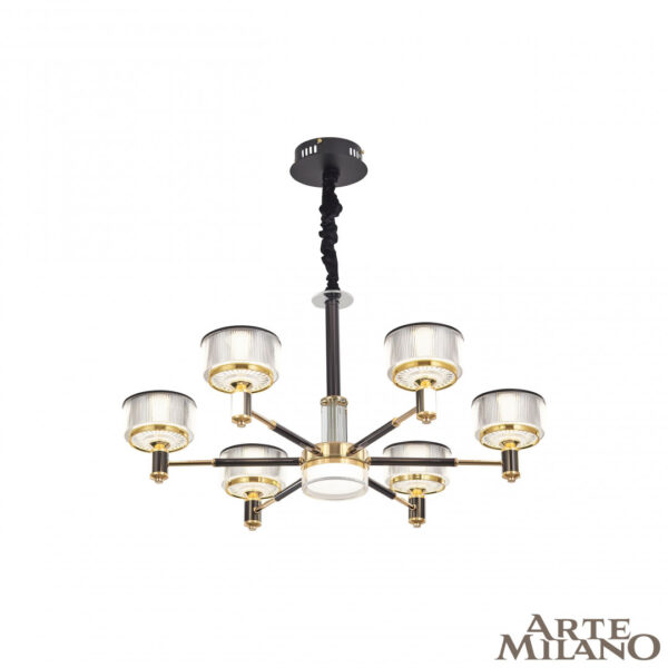 Люстра светодиодная 276210/6 BK/GD Arte Milano (Артемилано)