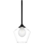 801201 Люстра VETRO 1х6W(led) G9 ЧЕРНЫЙ/ПРОЗРАЧНЫЙ — изображение 3
