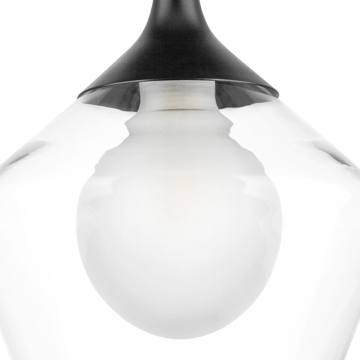 801201 Люстра VETRO 1х6W(led) G9 ЧЕРНЫЙ/ПРОЗРАЧНЫЙ — изображение 4
