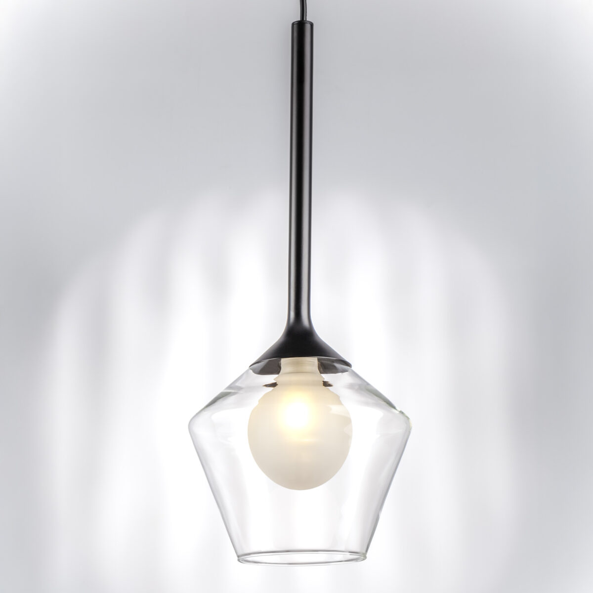801201 Люстра VETRO 1х6W(led) G9 ЧЕРНЫЙ/ПРОЗРАЧНЫЙ — изображение 8