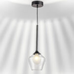 801201 Люстра VETRO 1х6W(led) G9 ЧЕРНЫЙ/ПРОЗРАЧНЫЙ — изображение 9