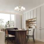 Люстра подвесная с плафонами 301097/6 Wh/Gd Arte Milano (Артемилано) — изображение 2