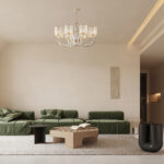 Люстра подвесная с плафонами 301237/8 Wh/Gd Arte Milano (Артемилано) — изображение 2