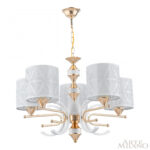 Люстра подвесная с плафонами 302097/5 Wh/Gd Arte Milano (Артемилано) — изображение 3