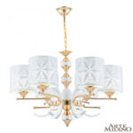 Люстра подвесная с плафонами 302097/6 Wh/Gd Arte Milano (Артемилано)