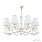 Люстра подвесная с плафонами 302387/8 Wh/Gd Arte Milano (Артемилано) — изображение 3