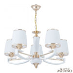 Люстра подвесная с плафонами 302457/5 Wh/Gd Arte Milano (Артемилано)