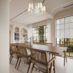 Люстра подвесная с плафонами 303097/5 Wh/Gd Arte Milano (Артемилано) — изображение 2