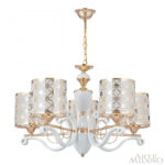 Люстра подвесная с плафонами 303097/5 Wh/Gd Arte Milano (Артемилано) — изображение 3
