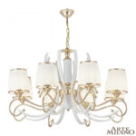 Люстра подвесная с плафонами 303857/8 Wh/Gd Arte Milano (Артемилано)