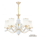 Люстра подвесная с плафонами 303987/5 Wh/Gd Arte Milano (Артемилано)