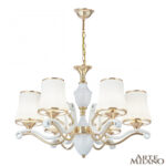 Люстра подвесная с плафонами 303987/6 Wh/Gd Arte Milano (Артемилано)