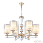 Люстра подвесная с плафонами 306087/6 Wh/Gd Arte Milano (Артемилано) — изображение 3