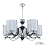 Люстра подвесная с плафонами 306787/5 Bk/Ni Arte Milano (Артемилано)