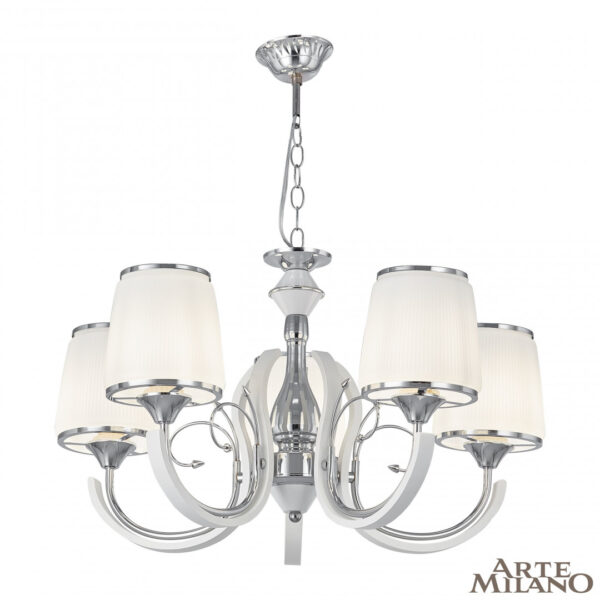 Люстра подвесная с плафонами 309247/5 Wh/Ni Arte Milano (Артемилано)