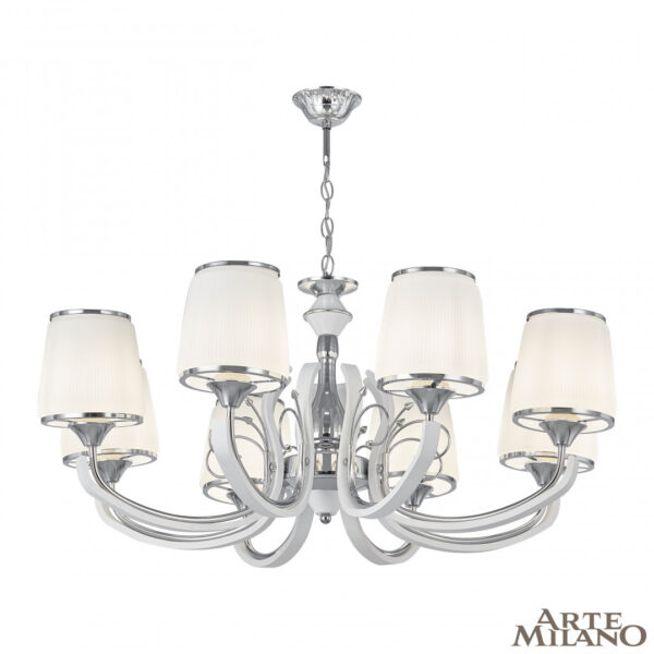 Люстра подвесная с плафонами 309247/8 Wh/Ni Arte Milano (Артемилано)
