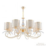 Люстра подвесная с плафонами 309787/8 Wh/Gd Arte Milano (Артемилано) — изображение 3