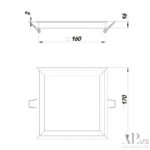 Светильник встраиваемый светодиодный 3322.LDF16016/16W/4K Arte Perfetto Luce — изображение 3