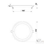 Светильник встраиваемый светодиодный 3322.LDY16016/16W/6K Arte Perfetto Luce — изображение 3