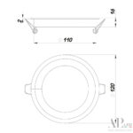 Светильник встраиваемый светодиодный 3322.LDY9016/9W/6K Arte Perfetto Luce — изображение 3