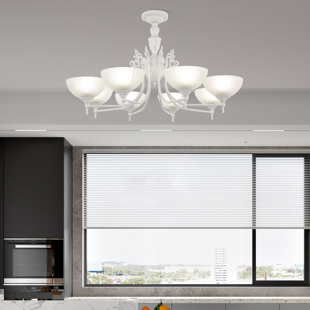 Люстра с плафонами 340049/8 WT+SL Arte Milano (Артемилано) — изображение 2