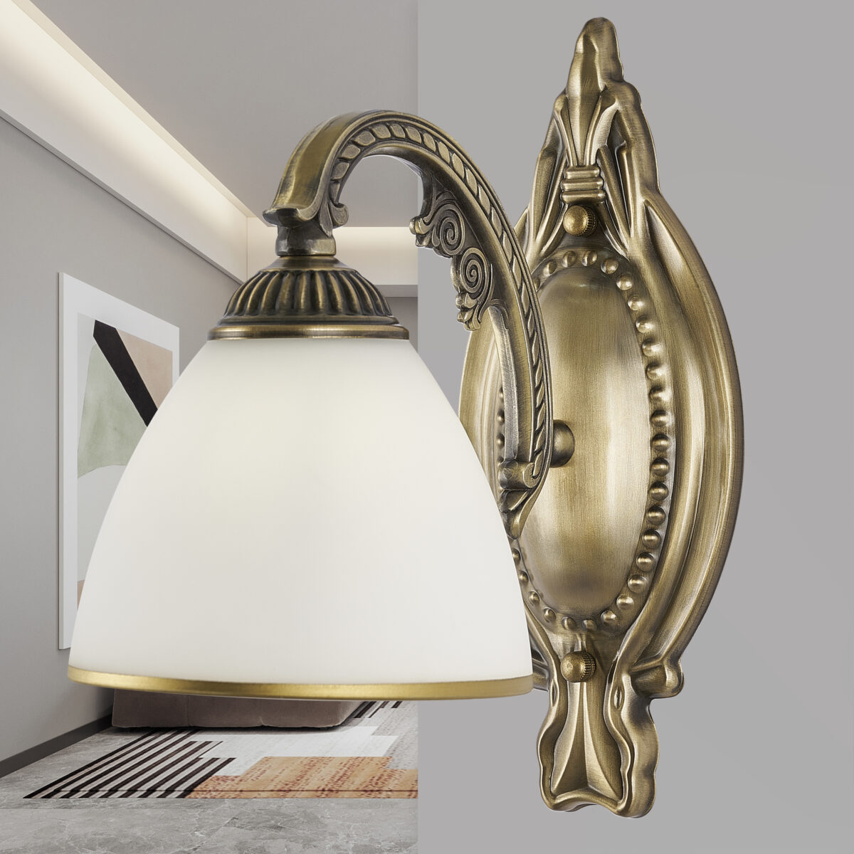 Бра с плафонами 340837/1W AB Arte Milano (Артемилано) — изображение 2