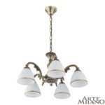 Люстра с плафонами 340837/5 AB Arte Milano (Артемилано)