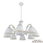 Люстра с плафонами 340837/8 WT+G Arte Milano (Артемилано)