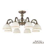 Люстра с плафонами 346410/8 AB Arte Milano (Артемилано)