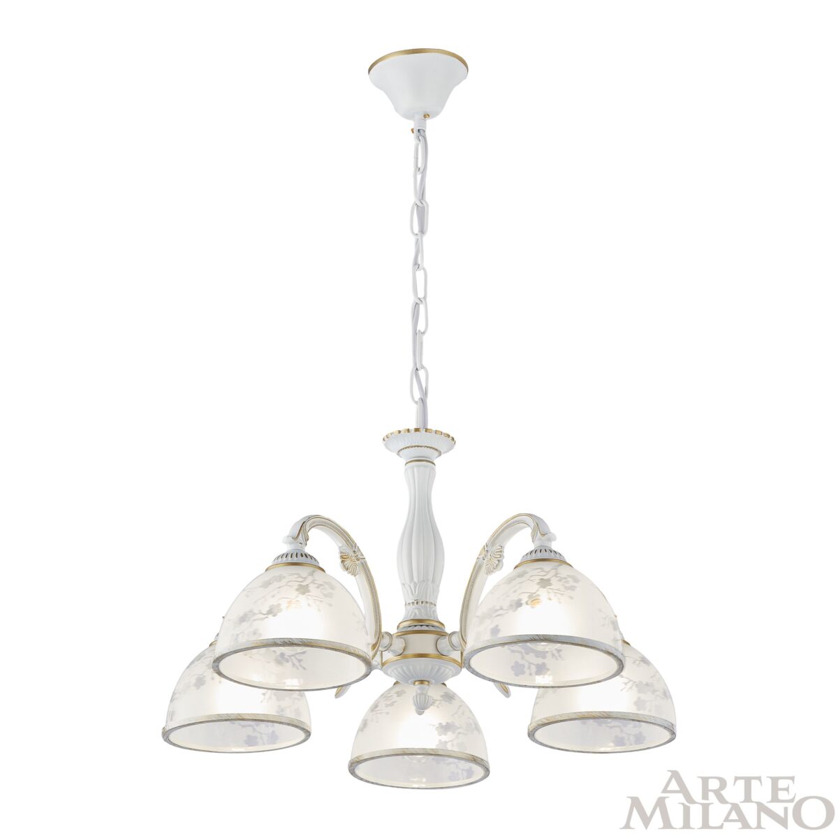 Люстра с плафонами 349737/5 WT+G Arte Milano (Артемилано) — изображение 3