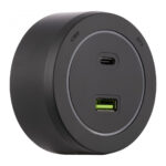 Трековая розетка, 3.1A 250V 399731TS/USB-Type-C Black — изображение 3