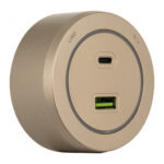 Трековая розетка, 3.1A 250V 399731TS/USB-Type-C Gold — изображение 3