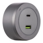 Трековая розетка, 3.1A 250V 399731TS/USB-Type-C Grey — изображение 3