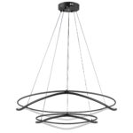 736527 Люстра ROTONDA 115W LED 5736LM 120G ЧЕРНЫЙ 3000-6000K
