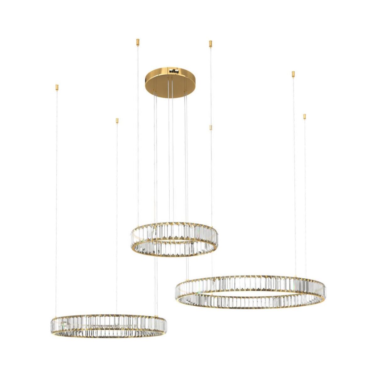 8e3184bf934ef64faa146091331862ea 10135/3 Gold Подвесной светильник LOFT IT Crystal ring — изображение 1