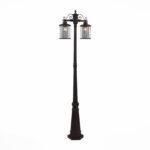 SL080.425.02 Светильник уличный наземный ST-Luce Темный кофе/Прозрачный, Темный кофе E27 2*100W LASTERO
