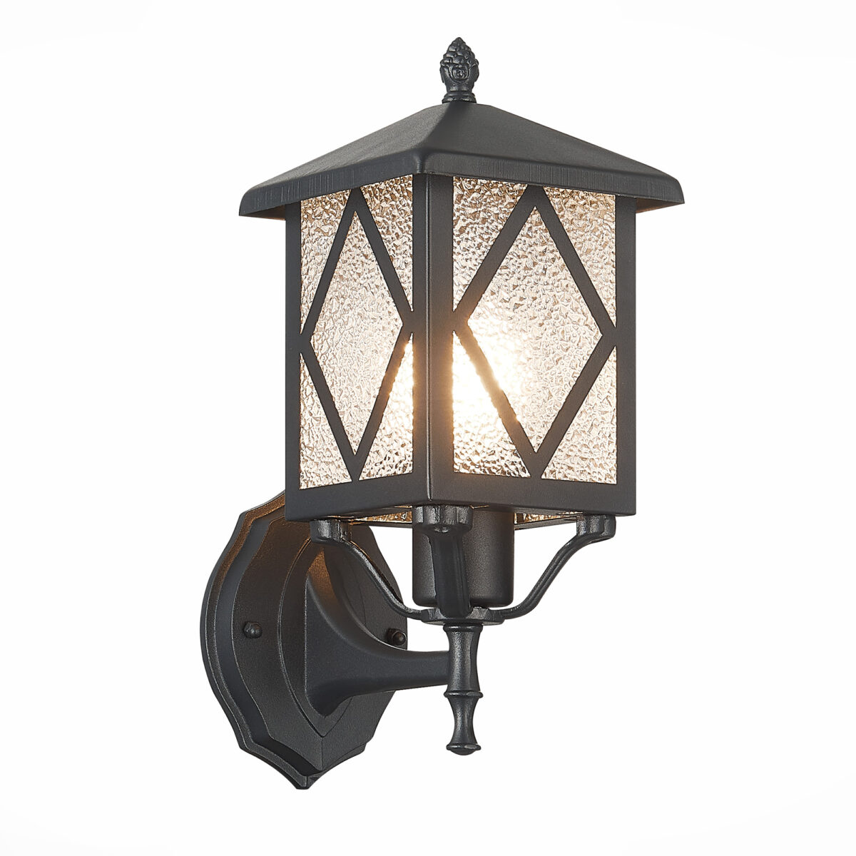 SL084.401.01_01W SL084.401.01 Светильник уличный настенный ST-Luce Черный/Черный, Прозрачный E27 1*60W LORNE — изображение 1