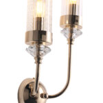 SL1402.201.02 Светильник настенный ST-Luce Латунь/Прозрачный E14*2 40W ЭЛЕГРА — изображение 5