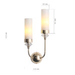 SL1402.251.02 Светильник настенный ST-Luce Латунь/Прозрачный E14*2 40W ЭЛЕГРА — изображение 6