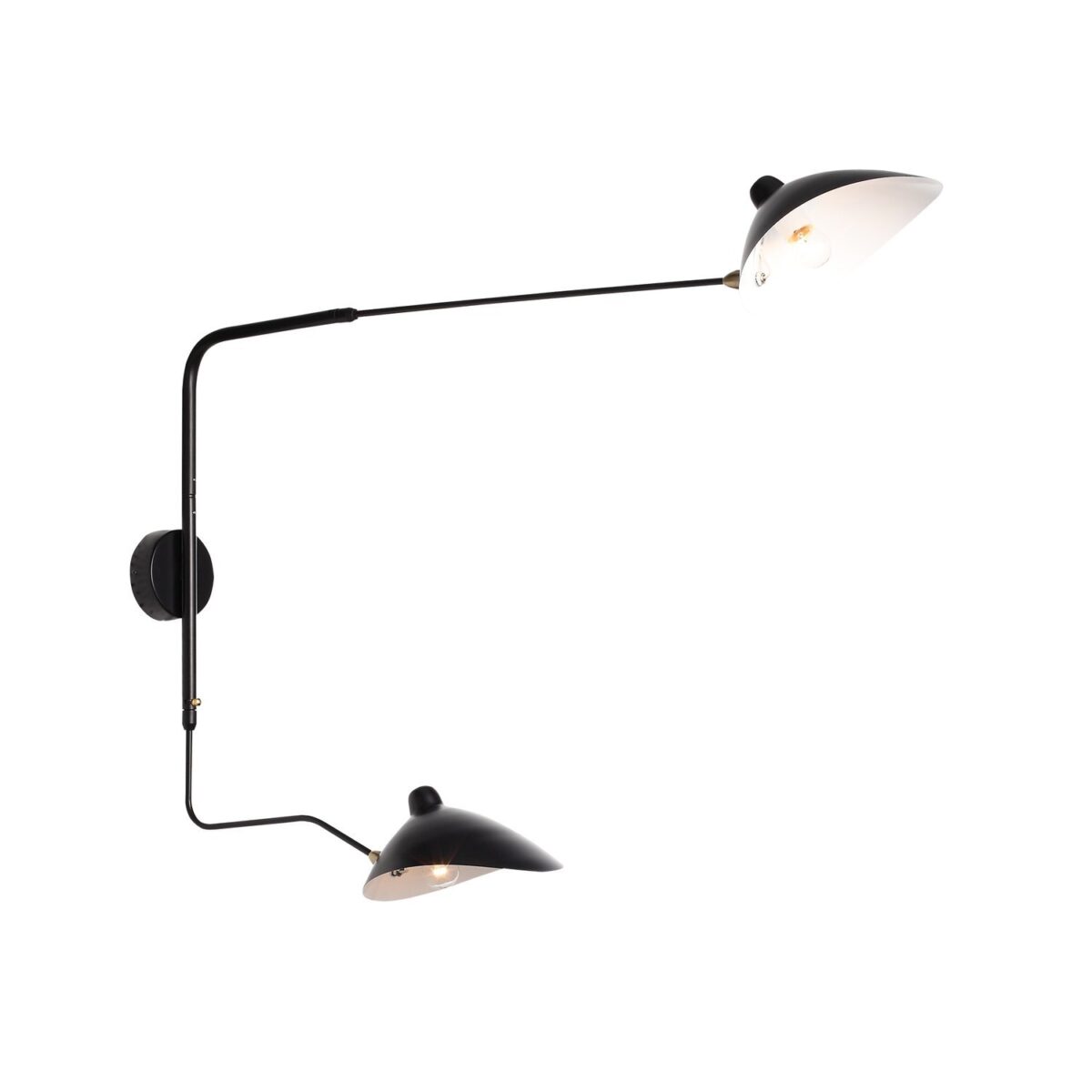 SL305.401.02 Светильник настенный ST-Luce Черный/Черный, Белый E27 2*60W СПРУЦЦО — изображение 1