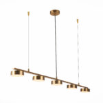 SL6000.303.05 Светильник подвесной ST-Luce Латунь/Латунь LED 5*7W 3000K ПАНЧЕС — изображение 3