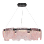 SL6021.403.54 Светильник подвесной ST-Luce черный/розовый LED 1*54W 3000K ВУАЛЬ — изображение 4