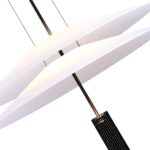 SL6101.403.01 Люстра подвесная ST-Luce Черный/Белый LED 1*15W 3000K ИСОЛА — изображение 3