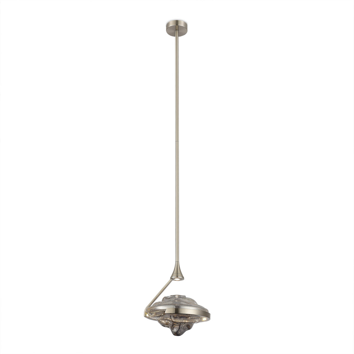 SL6115.103.01_01W SL6115.103.01 Светильник потолочный ST-Luce Никель/Дымчато-Серый LED 1*19W 3000K АМАРА — изображение 1