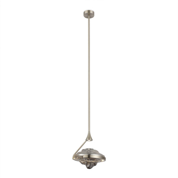 SL6115.103.01 Светильник потолочный ST-Luce Никель/Дымчато-Серый LED 1*19W 3000K АМАРА