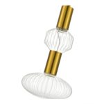 SL6117.223.02 Светильник подвесной ST-Luce Латунь/Золотой, Прозрачный LED 2*3W 3000K ТАККЕ — изображение 3