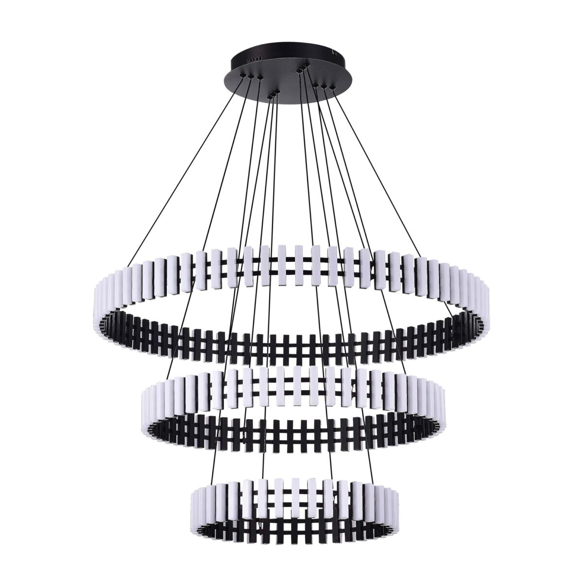 SL6203.403.105 Люстра подвесная ST-Luce Черный/Белый LED 1*105W 3000K ЭСТЕНСЕ — изображение 2